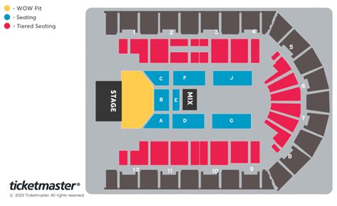 Busted Seating Plan - Utilita Arena Birmingham