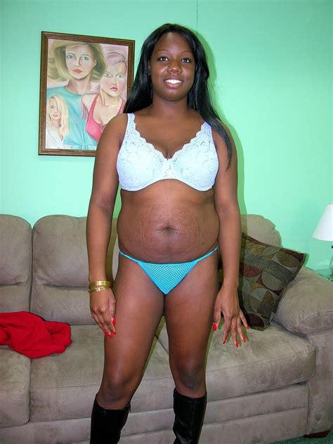 Chubby Ebony MILF Liani Strips Flaunts Her Big Saggy Tits Round Ass CoedCherry