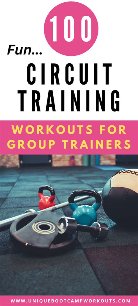 Circuit Training Ideas For Instructors And Circuit Training Exercises