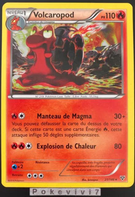 Carte Pokemon Volcaropod 21146 Rare Xy1 Xy De Base Fr Eur 190 Picclick Fr