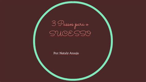 3 Passos Para O Sucesso By Nataly Araujo On Prezi