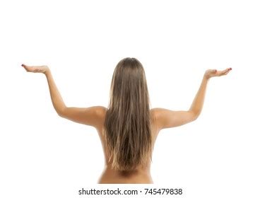 Back View Nude Woman Long Hair Stock Photo 745479838 Shutterstock