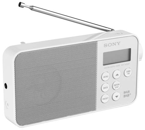 Sony XDR S40 DAB Radio Wit Bol