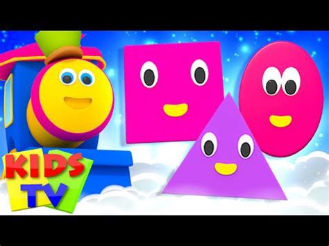 Bob the Train - Shapes Train | Shapes Song | Kindergarten Learning Videos for Children | Kids Tv