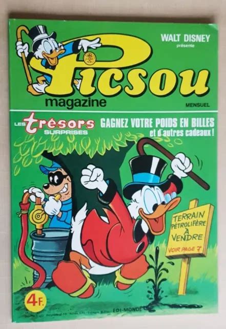 PICSOU MAGAZINE N 70 Terrain Pétrolifère 1977 très bon état EUR 8 00