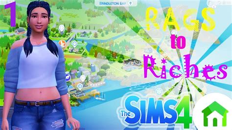 The Sims 4 Tiny Living Rags To Riches Challenge Lp Ep1 Youtube