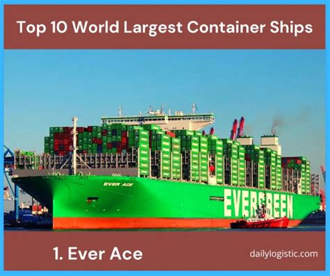 10 Largest Container Ships in 2023 | Daily Logistics