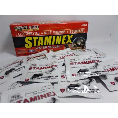 Cl Reyes Staminex 6g King Slasher Multivitamins For Rooster Para