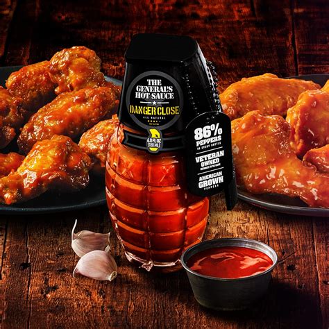 The Generals Hot Sauce Super American Grown Veteran Owned Pack Botellas De Fl Oz Todo