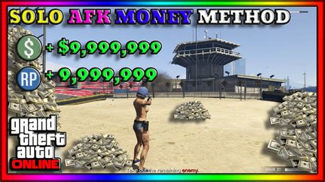 Solo The Fastest Afk Rp And Money Method In Gta Online Make