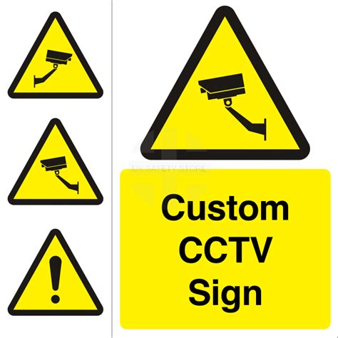 Custom Cctv In Operation Sign