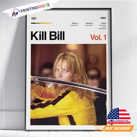 Kill Bill Movie Volume 1 Poster - Printing Ooze