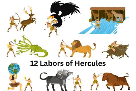 Hercules Greek Mythology Labors