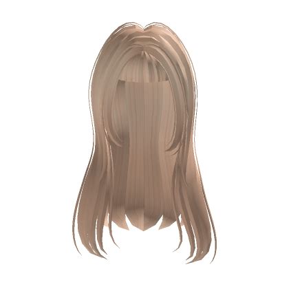 Long Straight Hair W Bangs Blonde Roblox