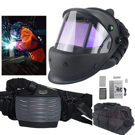 Papr Welder Mask Powered Air Purifying Respirator Digital Automatic 5 Sensors True Color 1111