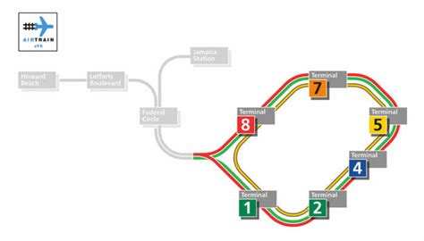 Jfk Airtrain Terminal Map