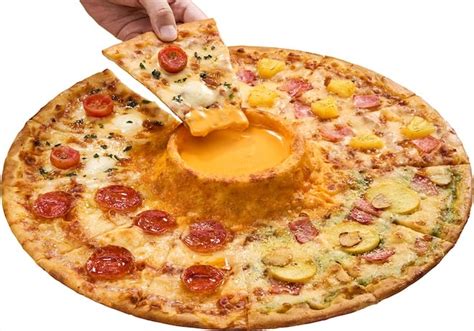 Domino S Cette Pizza Avec Son Volcan Garni De Fromage Sera Votre