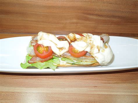 Caprese Bacon Ciabatta Sandwich Von Twinkle30 Chefkoch De