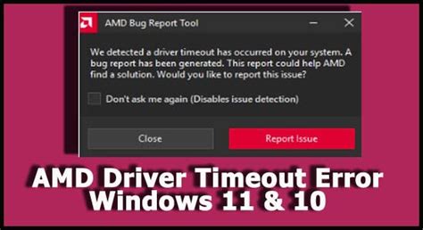 Amd Driver Timeout Error Windows Fixed By Experts