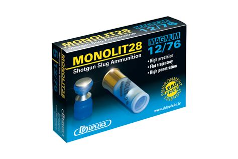 Патрон Duplex Monolit 28 кал 12 76 Magnum Gun Shop Rakovski