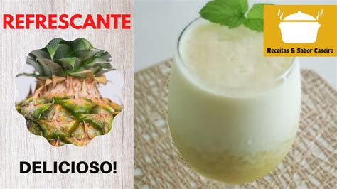 Suco De Abacaxi Hortel Receita F Cil Receitas Sabor