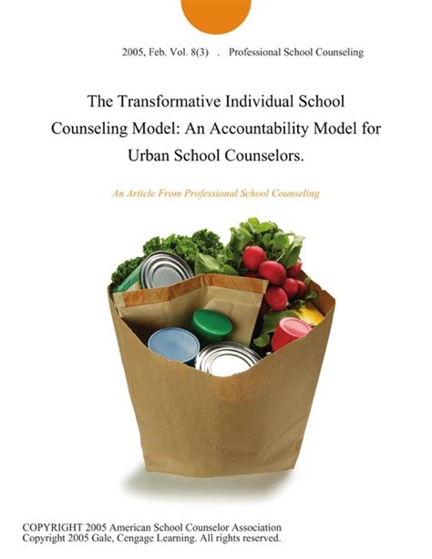 Download The Transformative Individual School Counseling Model An