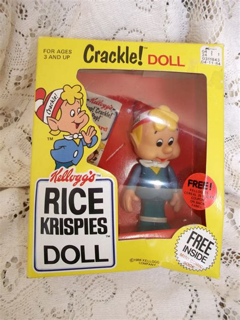 Kelloggs Rice Krispies Crackle Doll Boxed 1984 Talbot Etsy