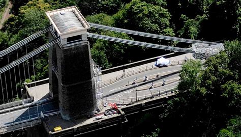 Man 34 Arrested After Remains Of Two Men Found In Suitcases On Clifton Suspension Bridge And