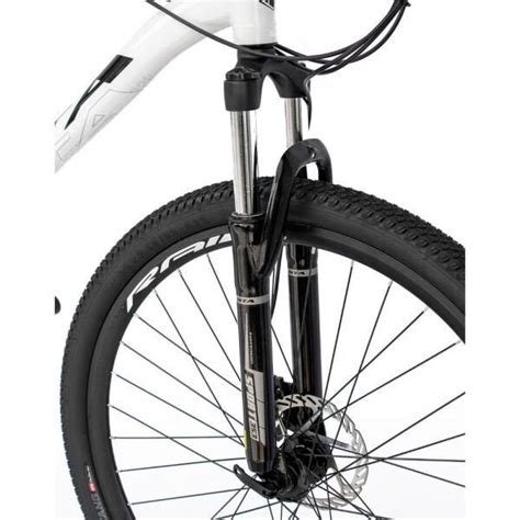 Bicicleta Aro Alum Nio Gta V Freio Hidr T Branco Shimano Altus