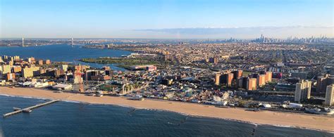 Coney Island, NY this morning [OC][4009x1651] | Scrolller