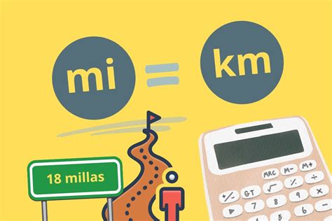 Convertir de millas a kilómetros Calculadora millas a km