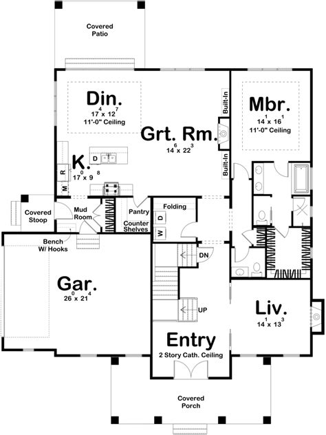 Traditional Style House Plan Butterfield