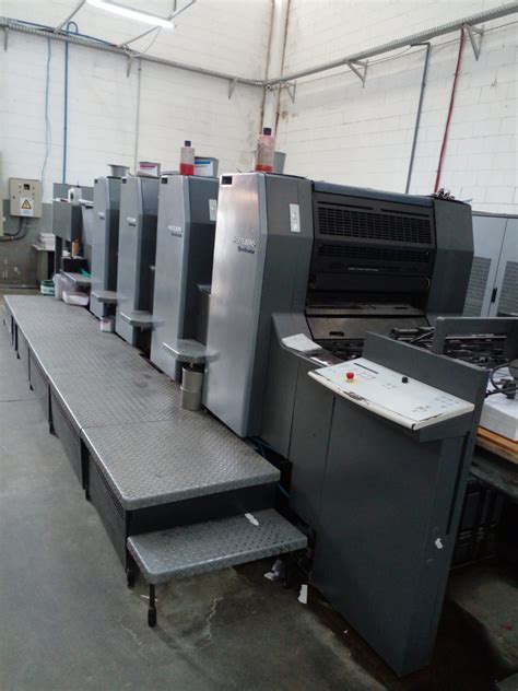 Impressora offset Heidelberg SM 74 4 H ano 2001 AC Máquinas