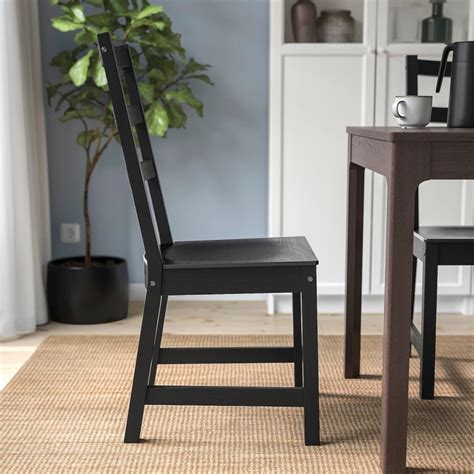 Стул - IKEA NORDVIKEN, 97х44х54 см, черный, НОРДВИКЕН ИКЕА за 20898 ...