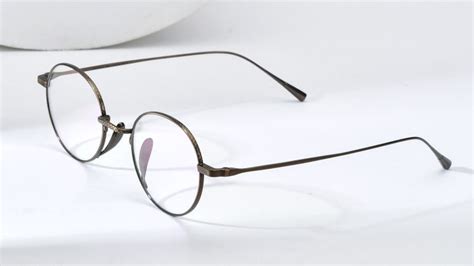 FONEX Titanium Glasses Frame Men Vintage Round Myopia Optical