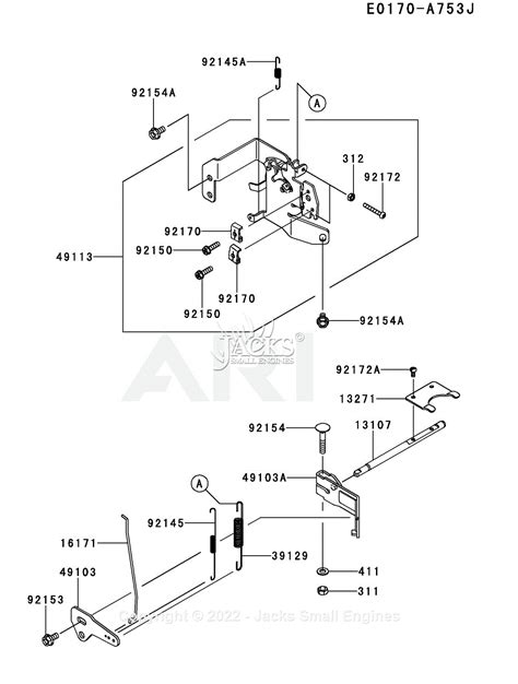 Kawasaki Fr691v As29 4 Stroke Engine Fr691v Parts Diagram For Control