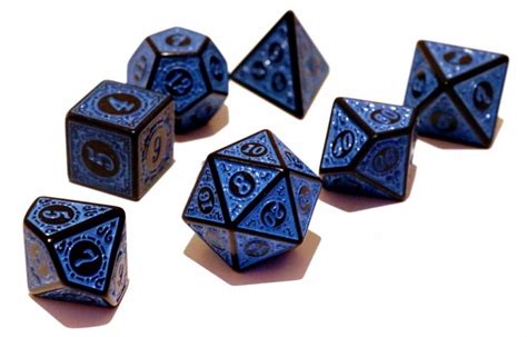 Dnd W Rfel Set Teilig Rpg Dice Polyhedral Blau Kaufen Auf Ricardo