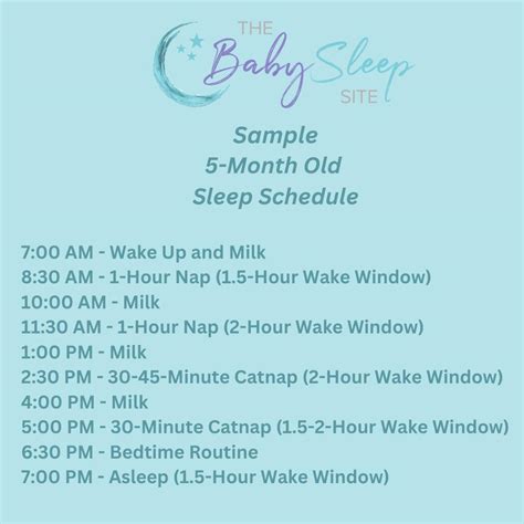 5 Month Old Sleep Schedule: Bedtime, Naps, Wake Windows