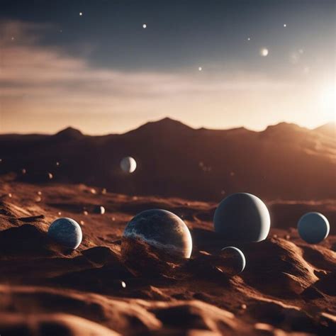 Premium Ai Image Planets Of Our Solar System Background