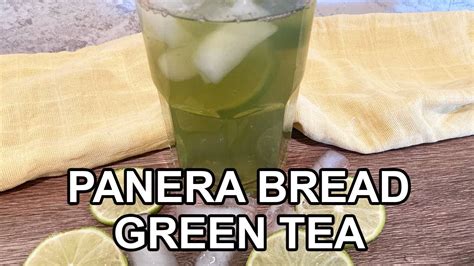 Panera Bread Iced Green Tea Youtube