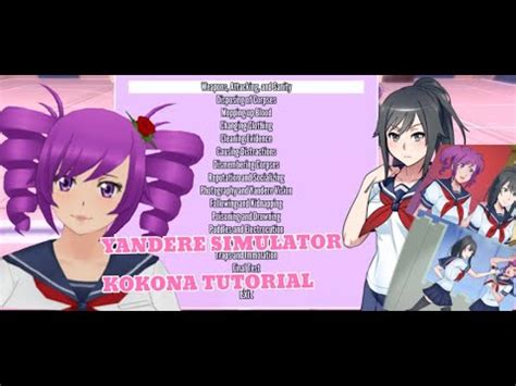 Yandere Simulator Kokona Tutorial X Mode Youtube