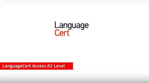 LanguageCert International ESOL A2 Access Spoken Exam YouTube