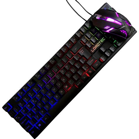 Kit Gamer Teclado Semi Mec Nico Mouse Dpi Gamer Abnt Led