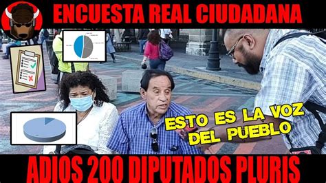 No Lo Podras Creer ENCUESTA CIUDADANA Quieres Que Desaparescan Los