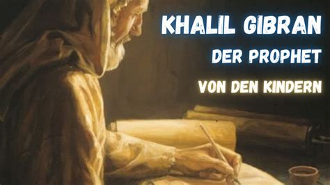 Khalil Gibran Der Prophet Von den Kindern Hörbuch YouTube