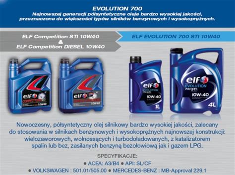 Elf Evolution 700 STI 10W-40 4L | Elf Competition STI 10W40