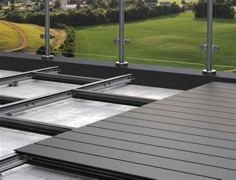 Aluminium Decking System With Wallbarn Integrated Class A Substructure