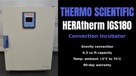 Thermo Scientific Heratherm Igs Incubator Item Aa Inc Youtube