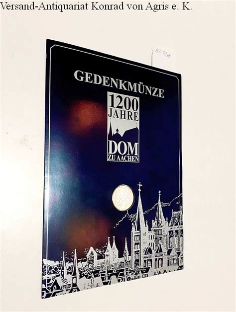 Ott Erich Entwurf Gedenkm Nze Jahre Dom Zu Aachen M Nze In