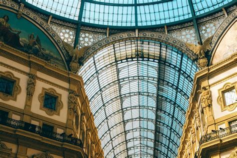 HD wallpaper: ceiling of Galleria Vittorio Emanuele II, architecture ...